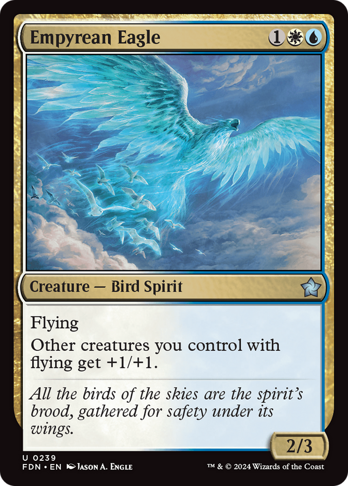 Empyrean Eagle [Foundations] Magic: The Gathering