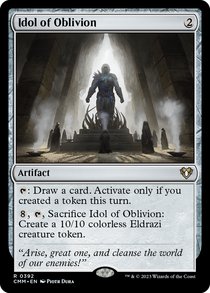 Idol of Oblivion [Commander Masters] Magic: The Gathering