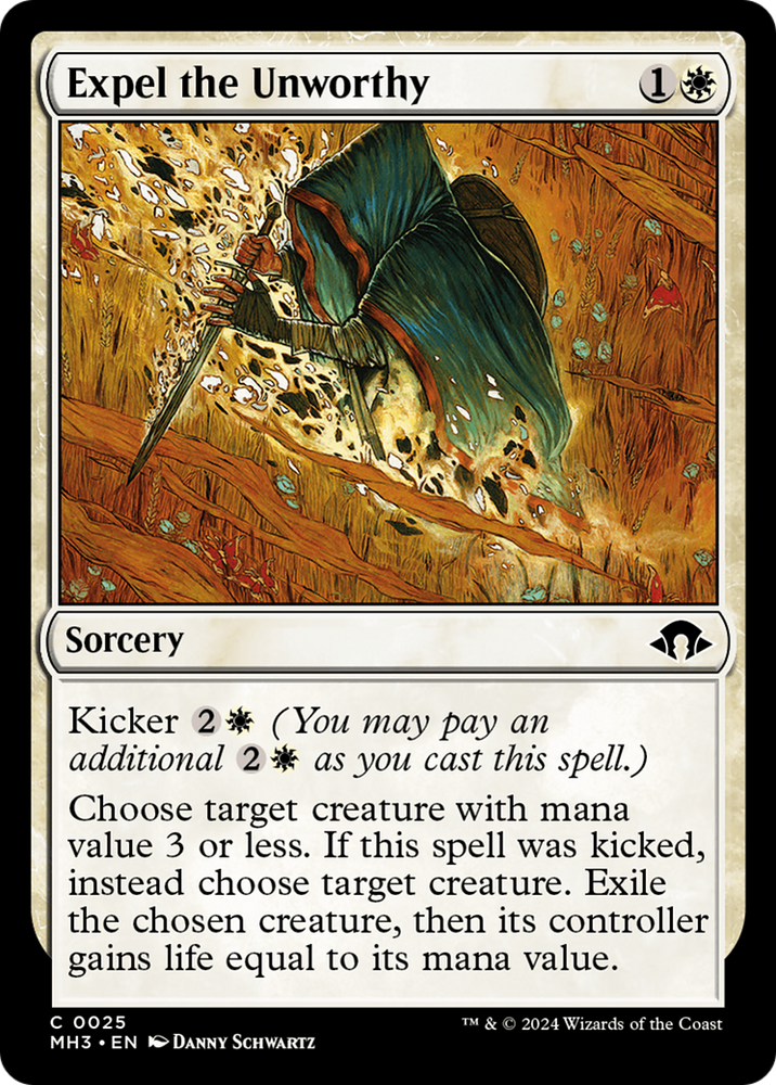 Expel the Unworthy [Modern Horizons 3] Magic: The Gathering
