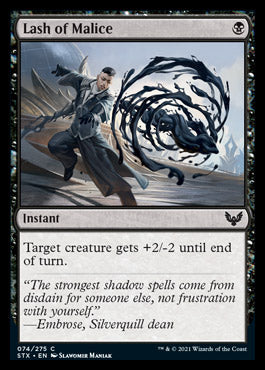 Lash of Malice [Strixhaven: School of Mages] Magic: The Gathering