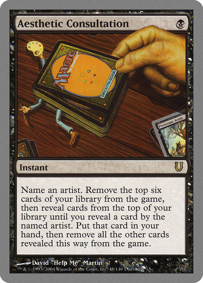 Aesthetic Consultation [Unhinged] Magic: The Gathering
