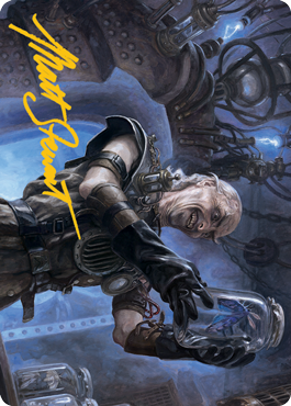 Delver of Secrets Art Card (Gold-Stamped Signature) [Innistrad: Midnight Hunt Art Series] Magic: The Gathering