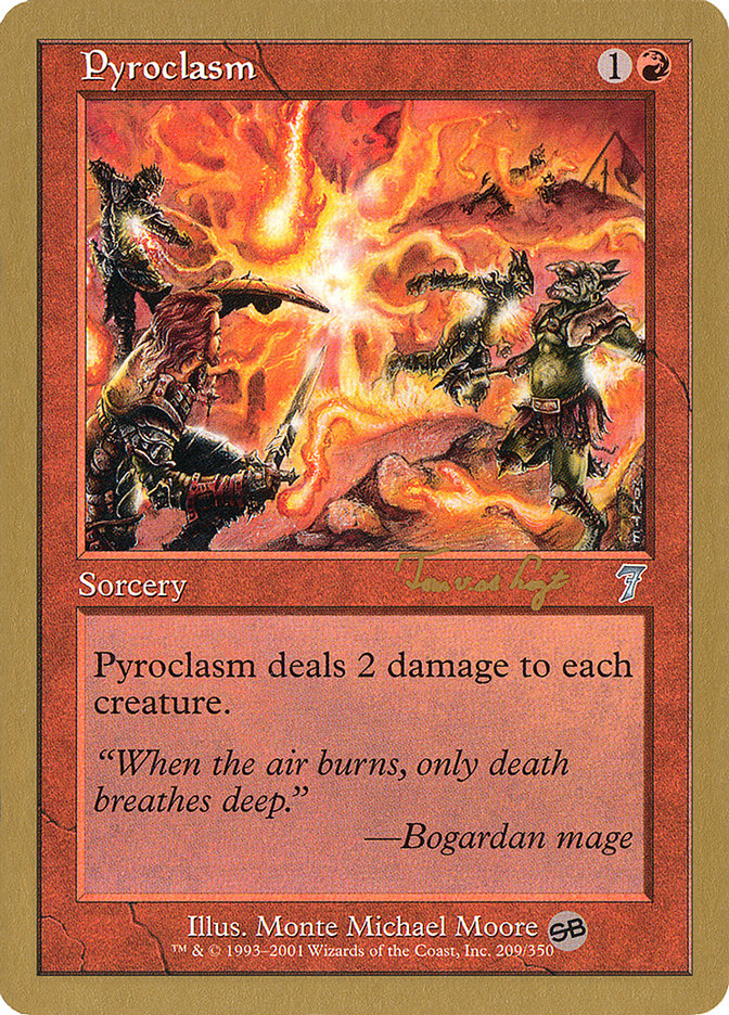 Pyroclasm (Tom van de Logt) (SB) [World Championship Decks 2001] Magic: The Gathering