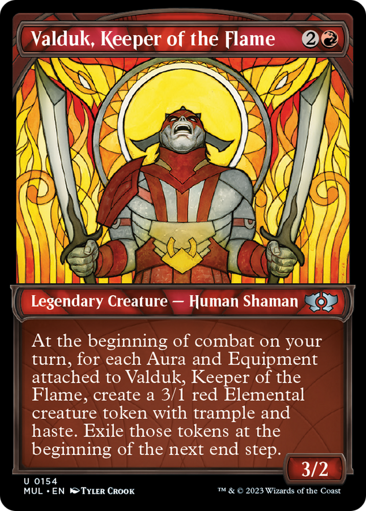 Valduk, Keeper of the Flame (Halo Foil) [Multiverse Legends] Magic: The Gathering