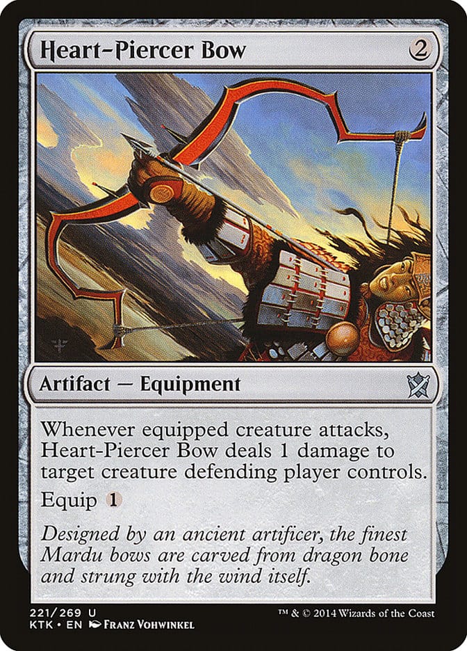 Heart-Piercer Bow [Khans of Tarkir] Magic: The Gathering