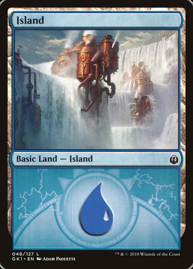 Island (48) [Guilds of Ravnica Guild Kit] Magic: The Gathering