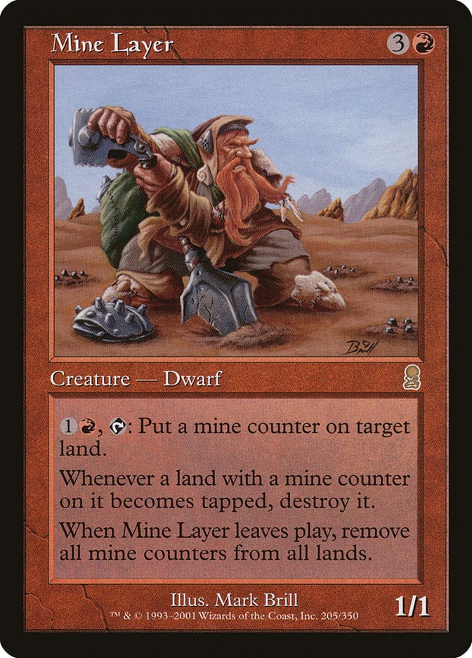 Mine Layer [Odyssey] Magic: The Gathering
