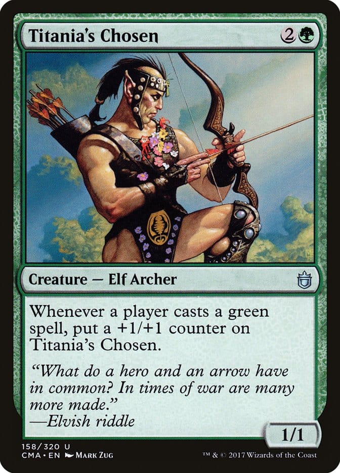 Titania's Chosen [Commander Anthology] Magic: The Gathering