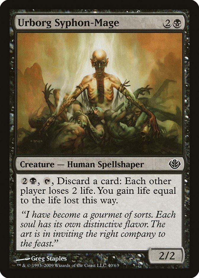 Urborg Syphon-Mage [Duel Decks: Garruk vs. Liliana] Magic: The Gathering