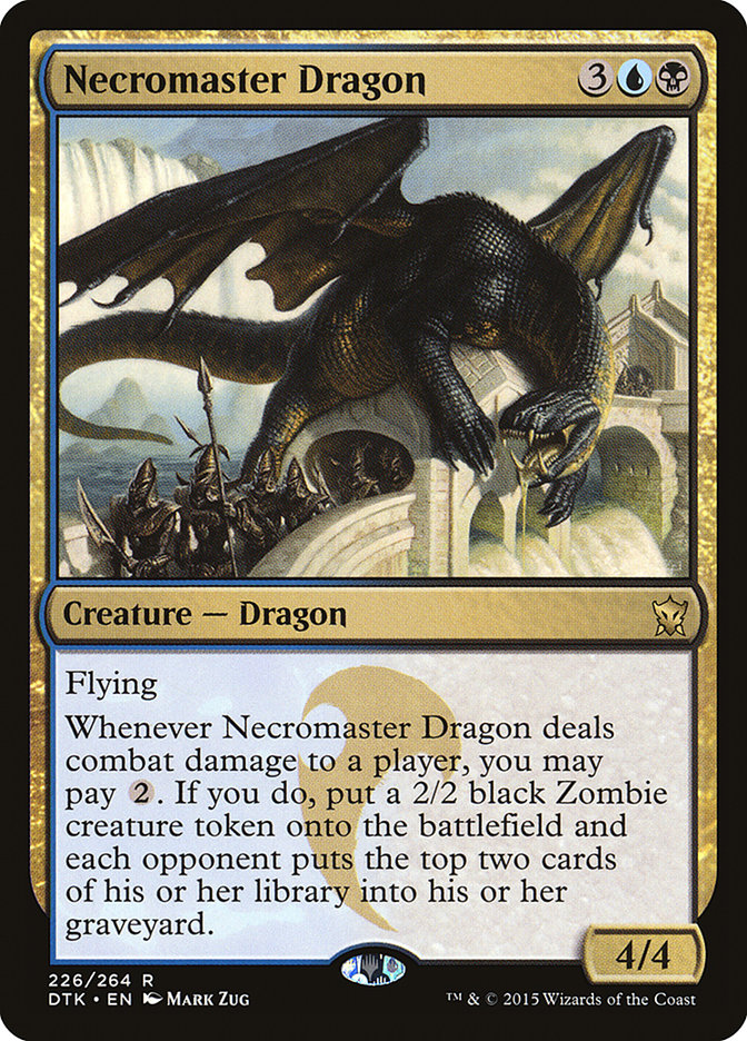 Necromaster Dragon [Dragons of Tarkir] Magic: The Gathering