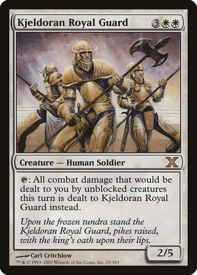 Kjeldoran Royal Guard [Tenth Edition] Magic: The Gathering