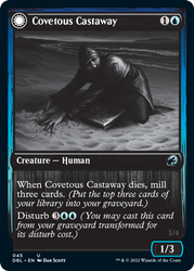 Covetous Castaway // Ghostly Castigator [Innistrad: Double Feature] Magic: The Gathering