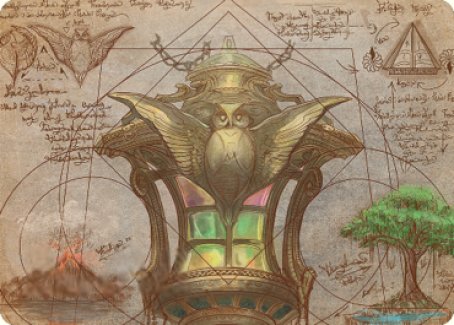 Chromatic Lantern Art Card [The Brothers' War Art Series] Magic: The Gathering
