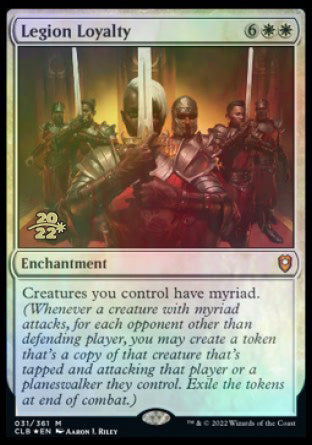 Legion Loyalty [Commander Legends: Battle for Baldur's Gate Prerelease Promos] Magic: The Gathering