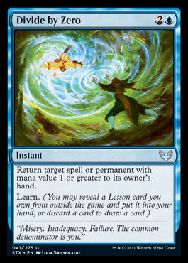 Divide by Zero [Strixhaven: School of Mages] Magic: The Gathering