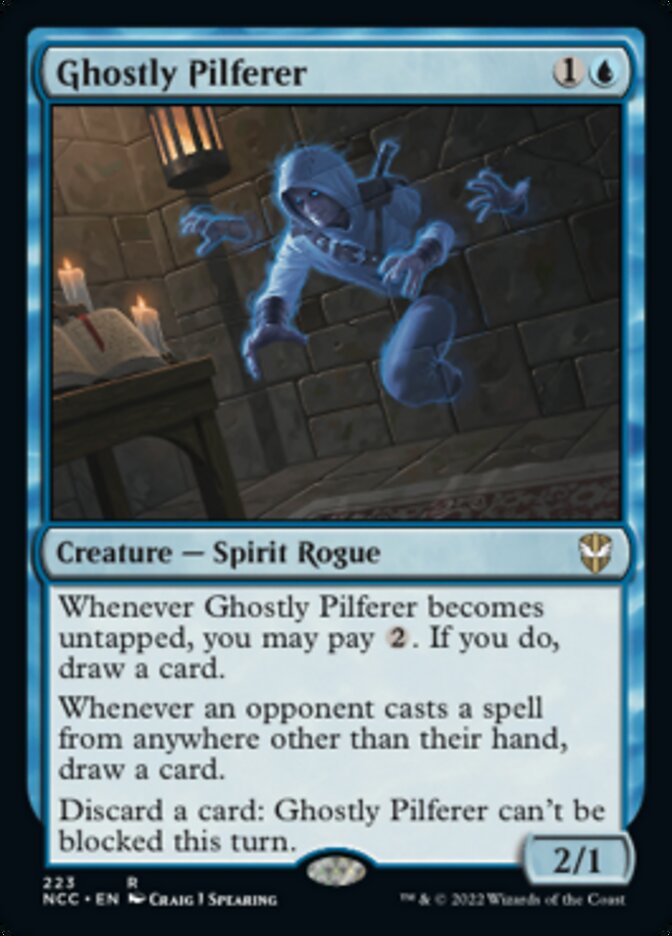 Ghostly Pilferer [Streets of New Capenna Commander] Magic: The Gathering