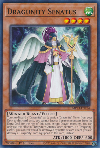 Dragunity Senatus [MP23-EN274] Common - Yugioh Cards For Your TCG Needs!