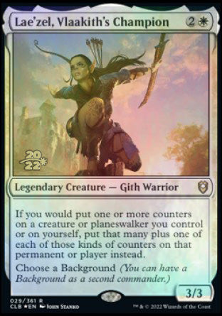 Lae'zel, Vlaakith's Champion [Commander Legends: Battle for Baldur's Gate Prerelease Promos] Magic: The Gathering