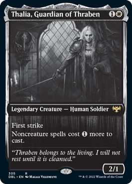 Thalia, Guardian of Thraben [Innistrad: Double Feature] Magic: The Gathering