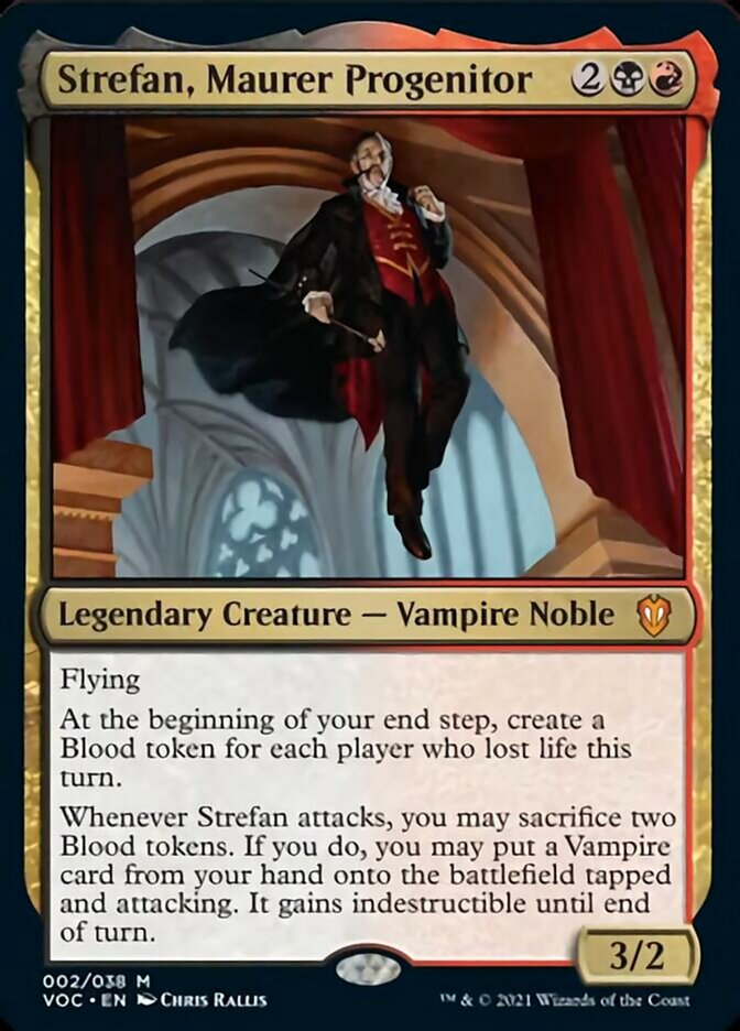 Strefan, Maurer Progenitor [Innistrad: Crimson Vow Commander] Magic: The Gathering