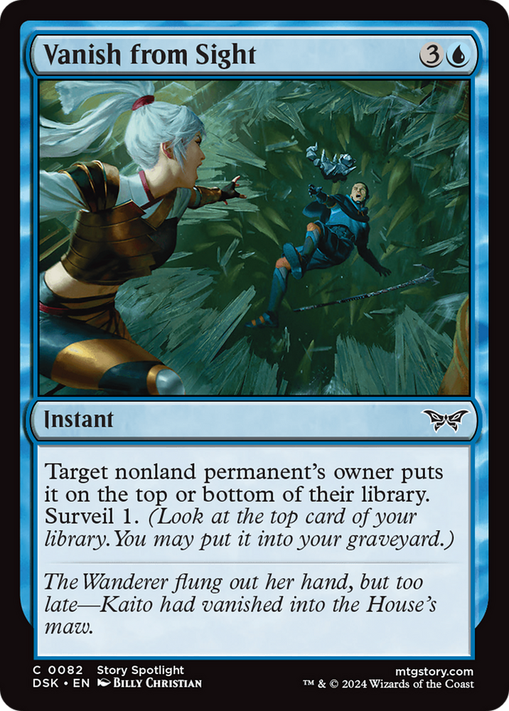 Vanish from Sight [Duskmourn: House of Horror] Magic: The Gathering