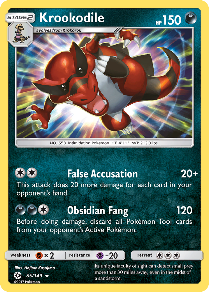 Krookodile (85/149) [Sun & Moon: Base Set] Pokémon