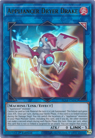 Appliancer Dryer Drake [BLAR-EN042] Ultra Rare - Yugioh Cards For Your TCG Needs!