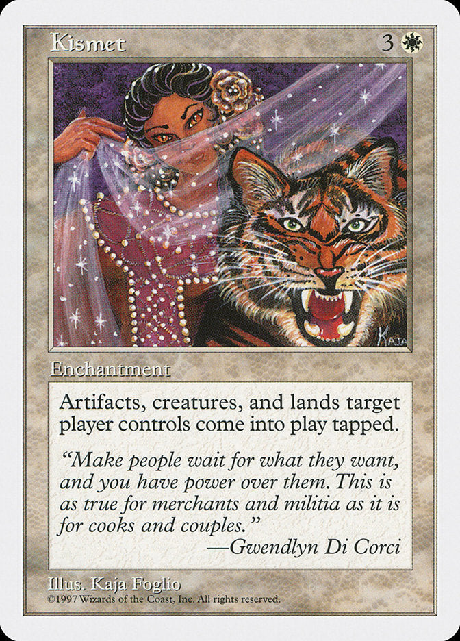 Kismet [Fifth Edition] Magic: The Gathering