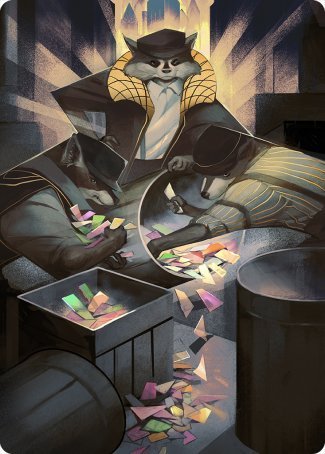Masked Bandits Art Card [Streets of New Capenna Art Series] Magic: The Gathering