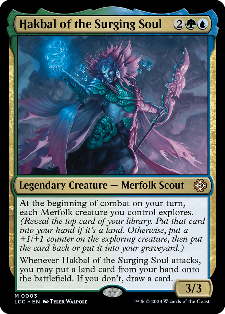 Hakbal of the Surging Soul [The Lost Caverns of Ixalan Commander] Magic: The Gathering