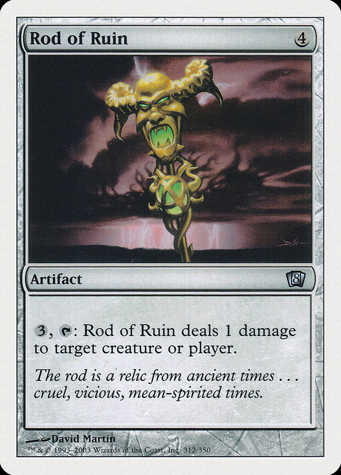 Rod of Ruin [Eighth Edition] Magic: The Gathering