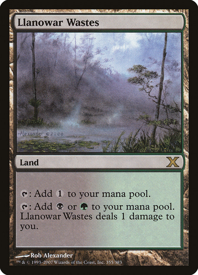 Llanowar Wastes [Tenth Edition] Magic: The Gathering