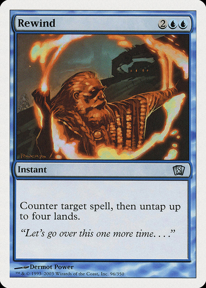Rewind [Eighth Edition] Magic: The Gathering