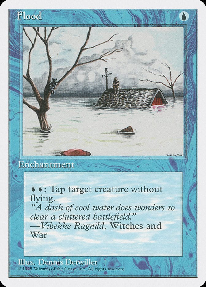 Flood [Fourth Edition] Magic: The Gathering
