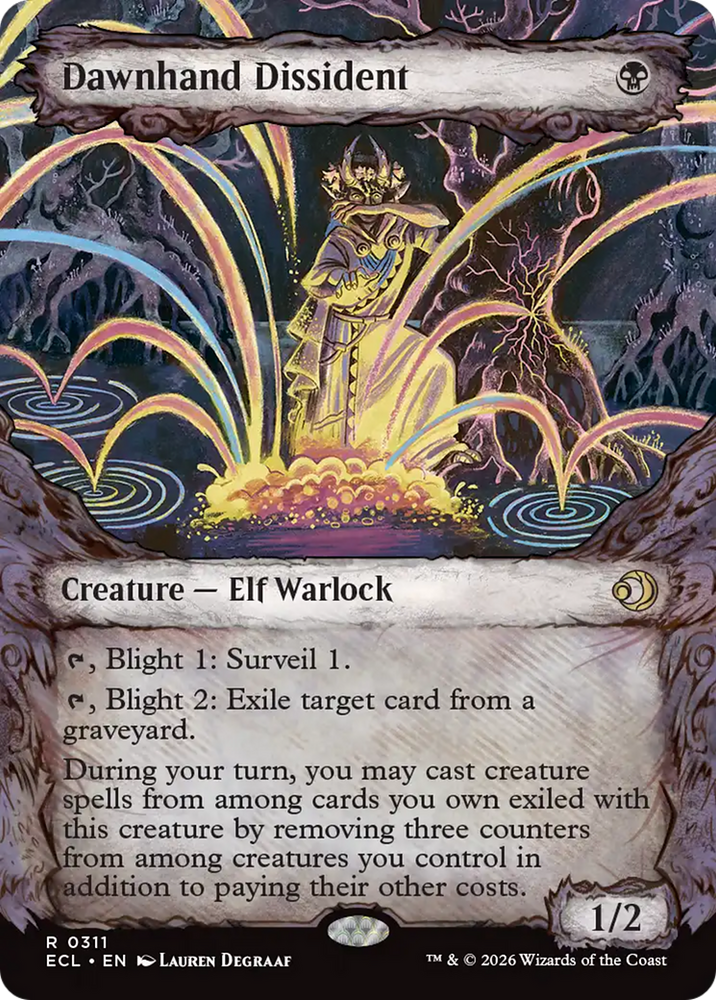 Dawnhand Dissident (Showcase) [Lorwyn Eclipsed] Magic: The Gathering