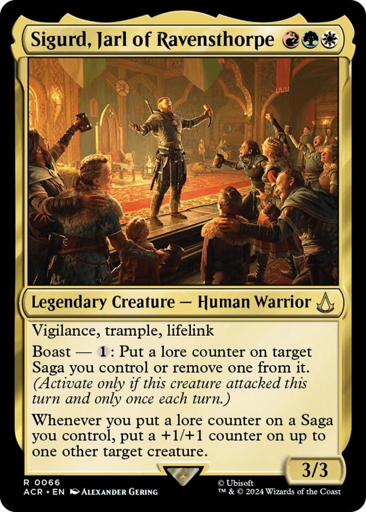 Sigurd, Jarl of Ravensthorpe [Assassin's Creed] Magic: The Gathering