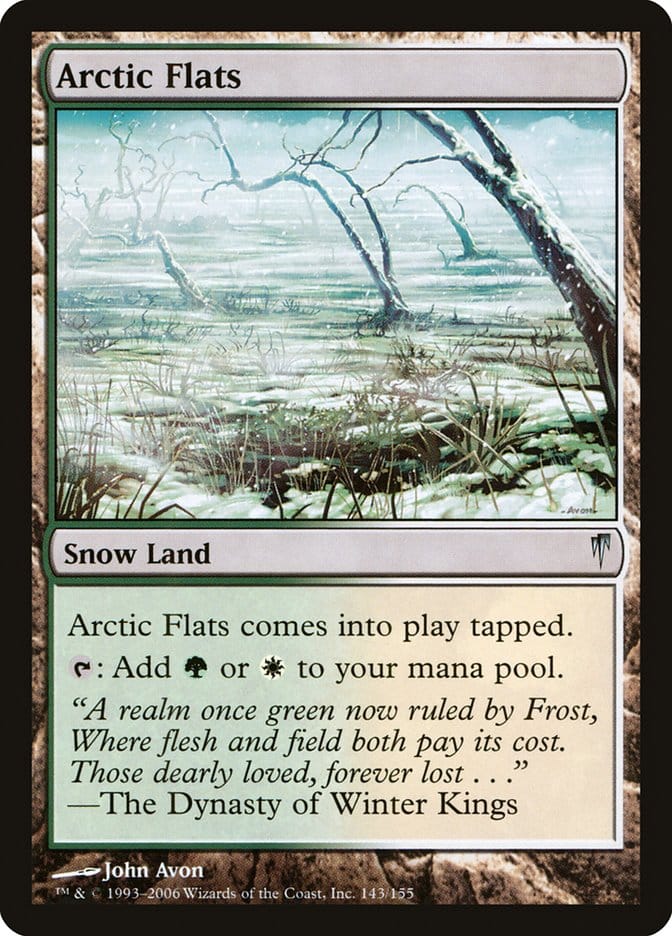 Arctic Flats [Coldsnap] Magic: The Gathering
