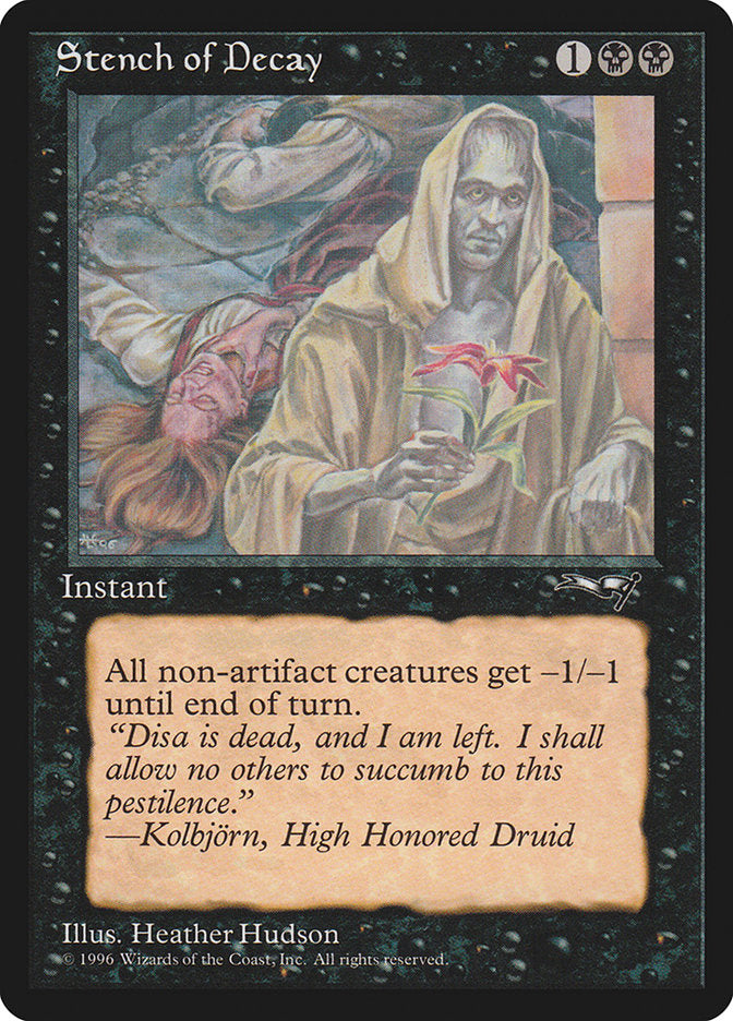 Stench of Decay (Red Flower) [Alliances] Magic: The Gathering