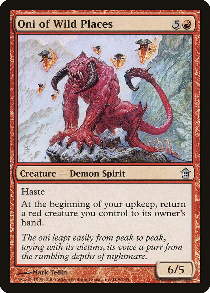 Oni of Wild Places [Saviors of Kamigawa] Magic: The Gathering