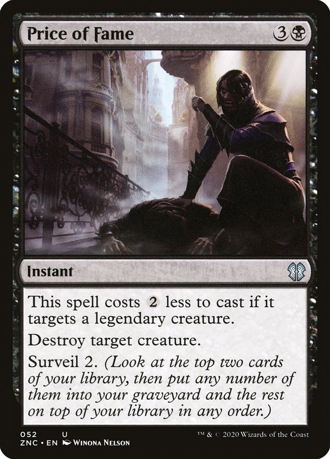 Price of Fame [Zendikar Rising Commander] Magic: The Gathering