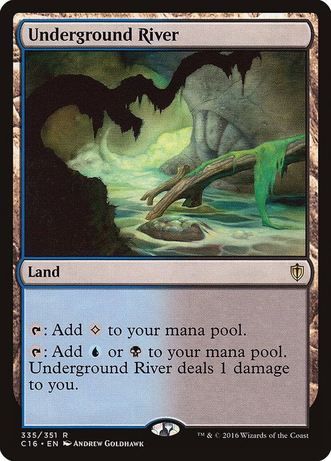 Underground River [Commander 2016] Magic: The Gathering
