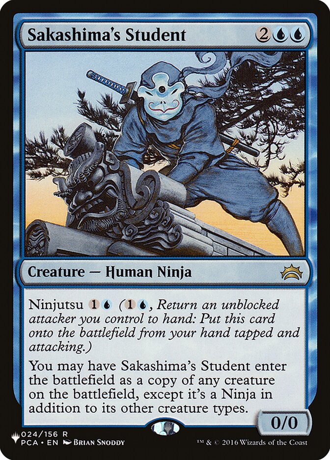 Sakashima's Student [The List] Magic: The Gathering