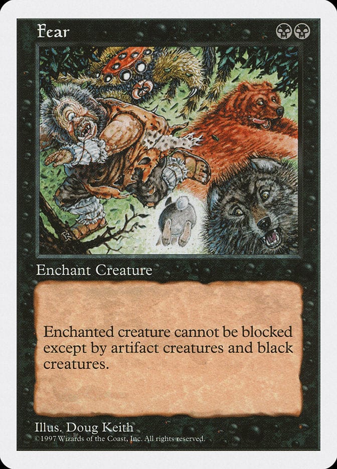 Fear [Fifth Edition] Magic: The Gathering