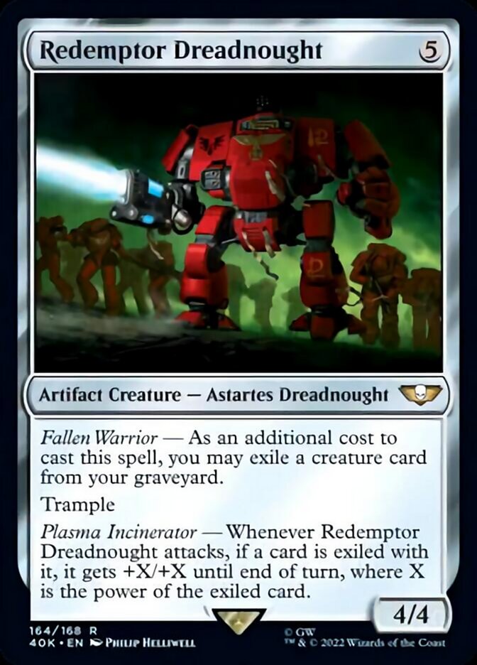 Redemptor Dreadnought (Surge Foil) [Warhammer 40,000] Magic: The Gathering