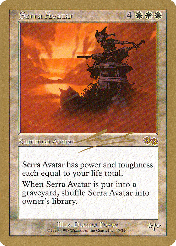 Serra Avatar (Nicolas Labarre) [World Championship Decks 2000] Magic: The Gathering