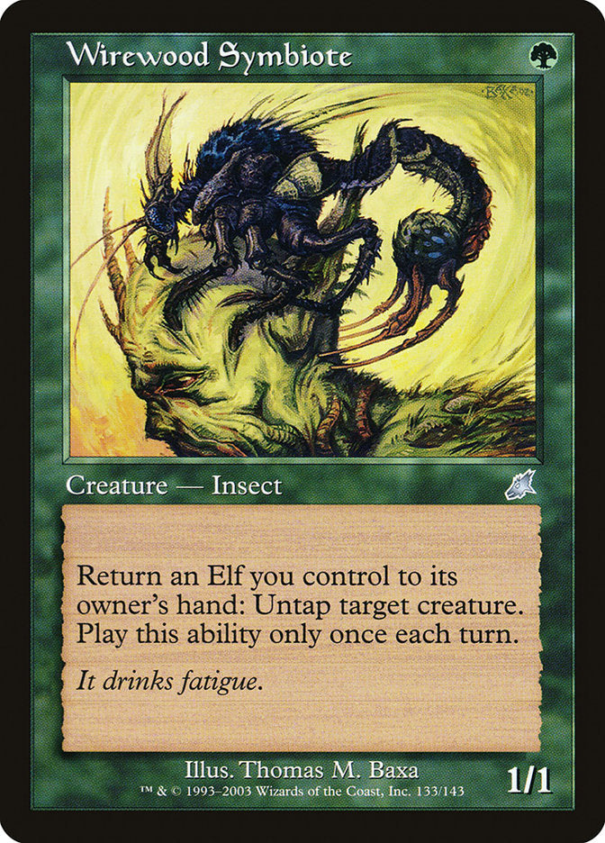 Wirewood Symbiote [Scourge] Magic: The Gathering