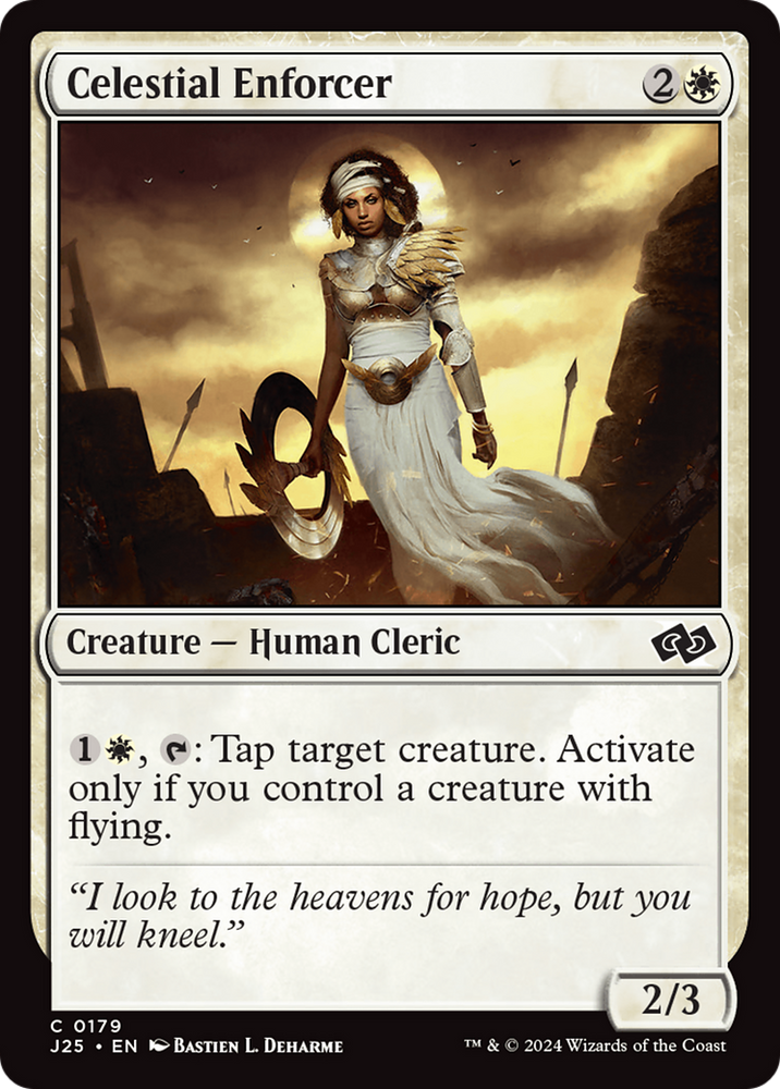 Celestial Enforcer [Foundations Jumpstart] Magic: The Gathering