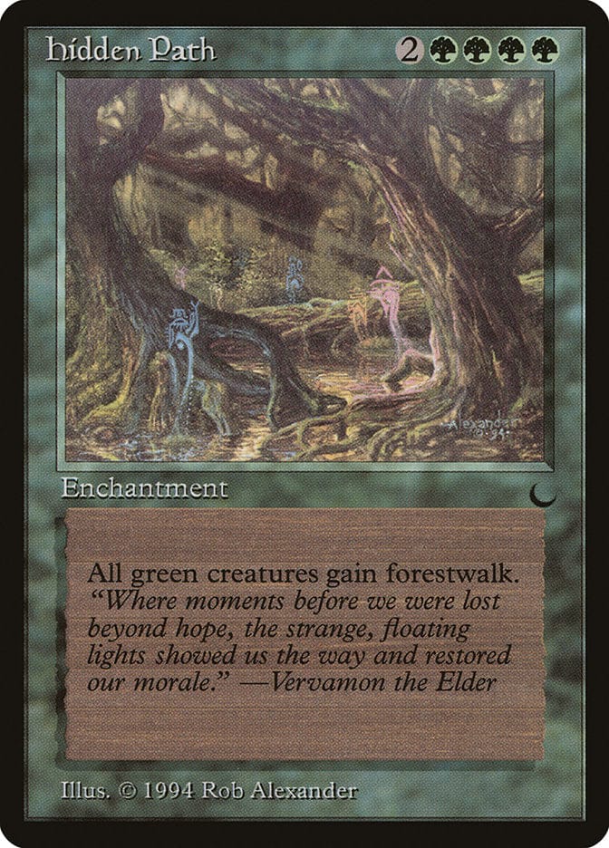Hidden Path [The Dark] Magic: The Gathering