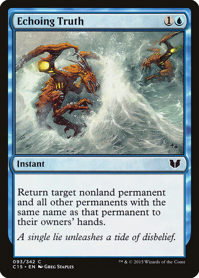 Echoing Truth [Commander 2015] Magic: The Gathering