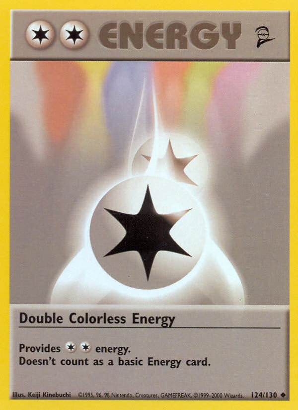 Double Colorless Energy (124/130) [Base Set 2] Pokémon